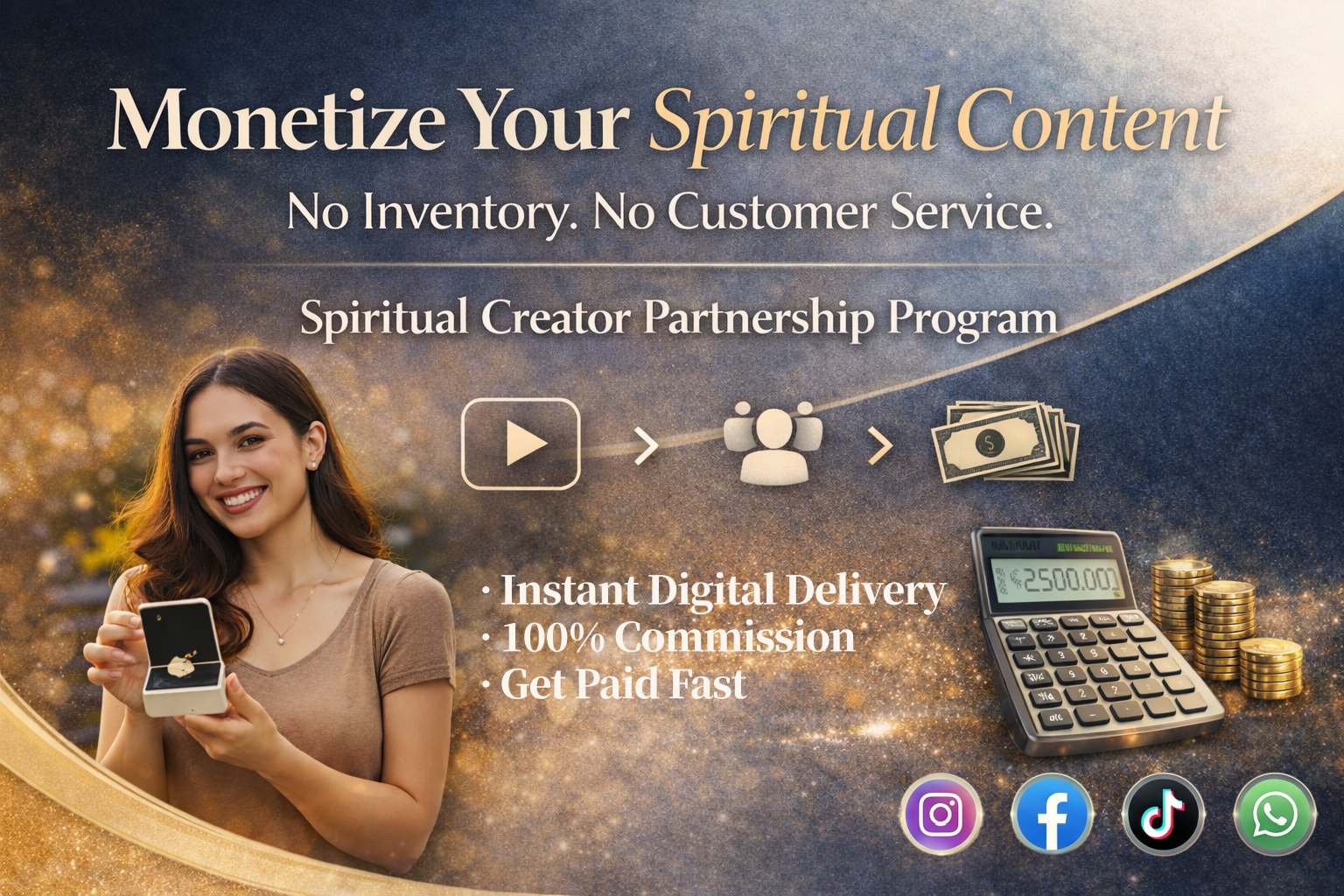 Built for spiritual, astrology & energy creators. 