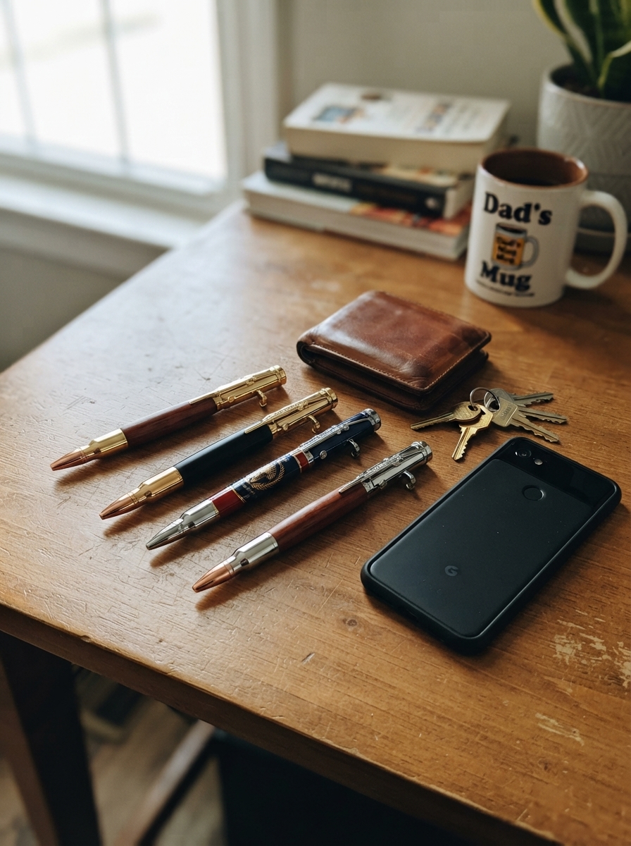 Decorative pen presented as a military gift