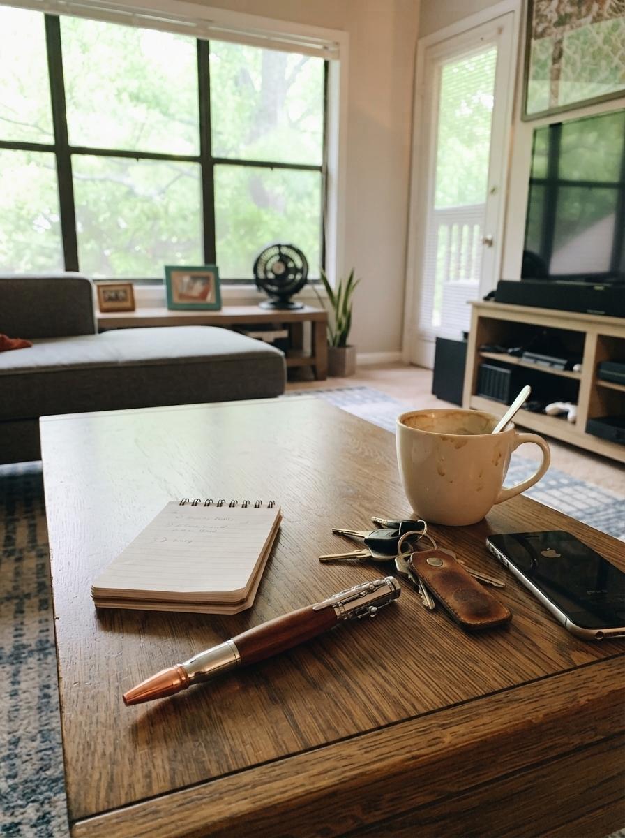 Elegant decorative pen photographed by a customer