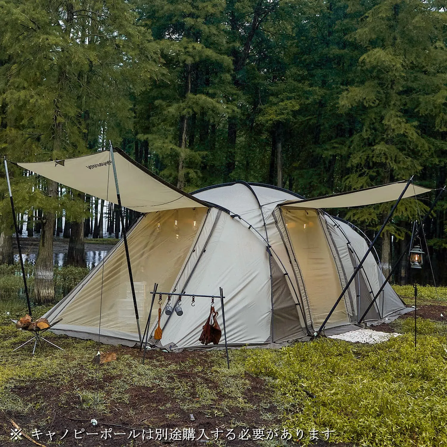 Naturehike トンネルテント4-8人用 高さ2.05m