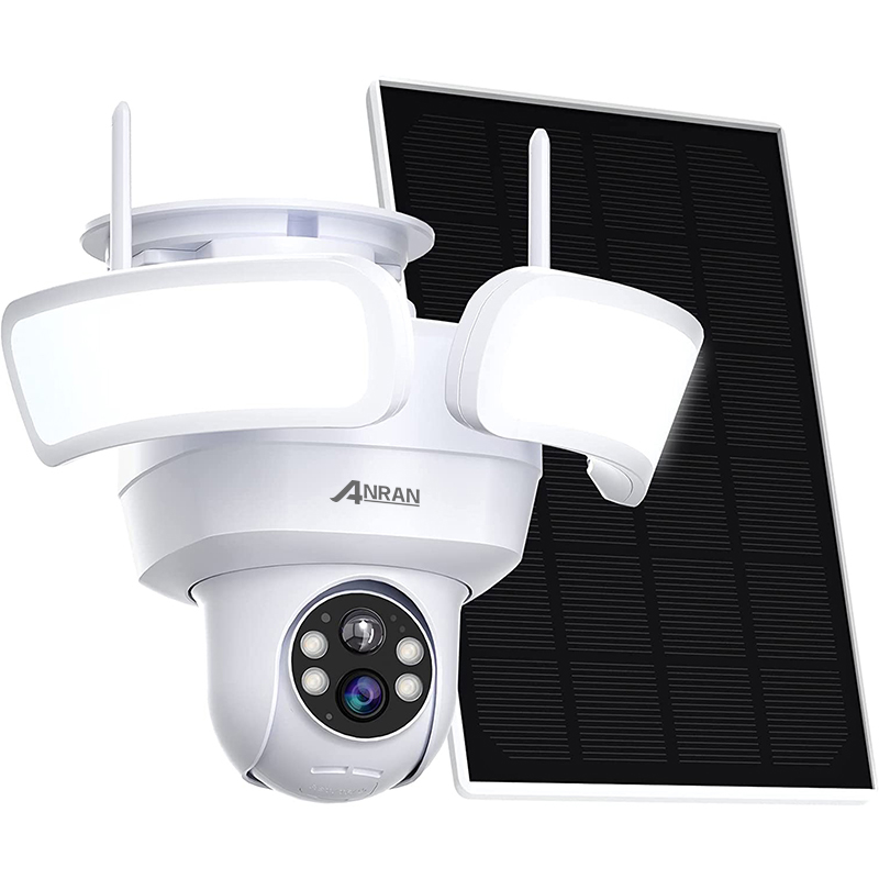 ANRAN 2K 3MP Cámara Vigilancia WiFi Exterior con Vista de 360
