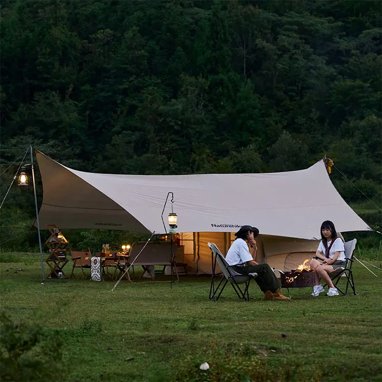 Naturehike 超大型 タープ 6.8Ｍ 天幕 八角形 8~10人用 防水 UPF50+