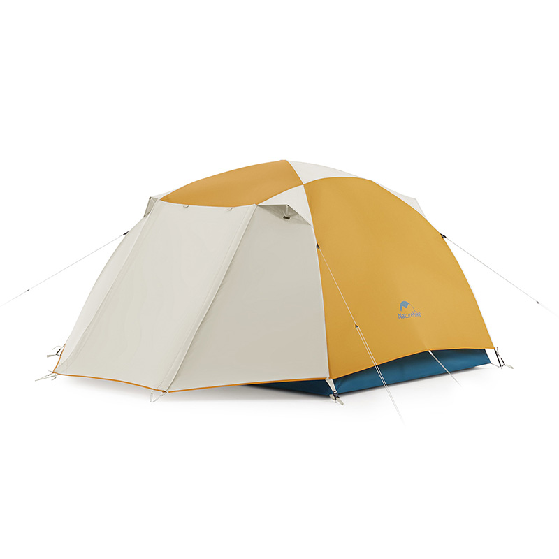 Naturehike Village5.0 ワンタッチ テント 2~4人用 ロッジ型 スカート付き 前後出入り可能 カーサイドテント