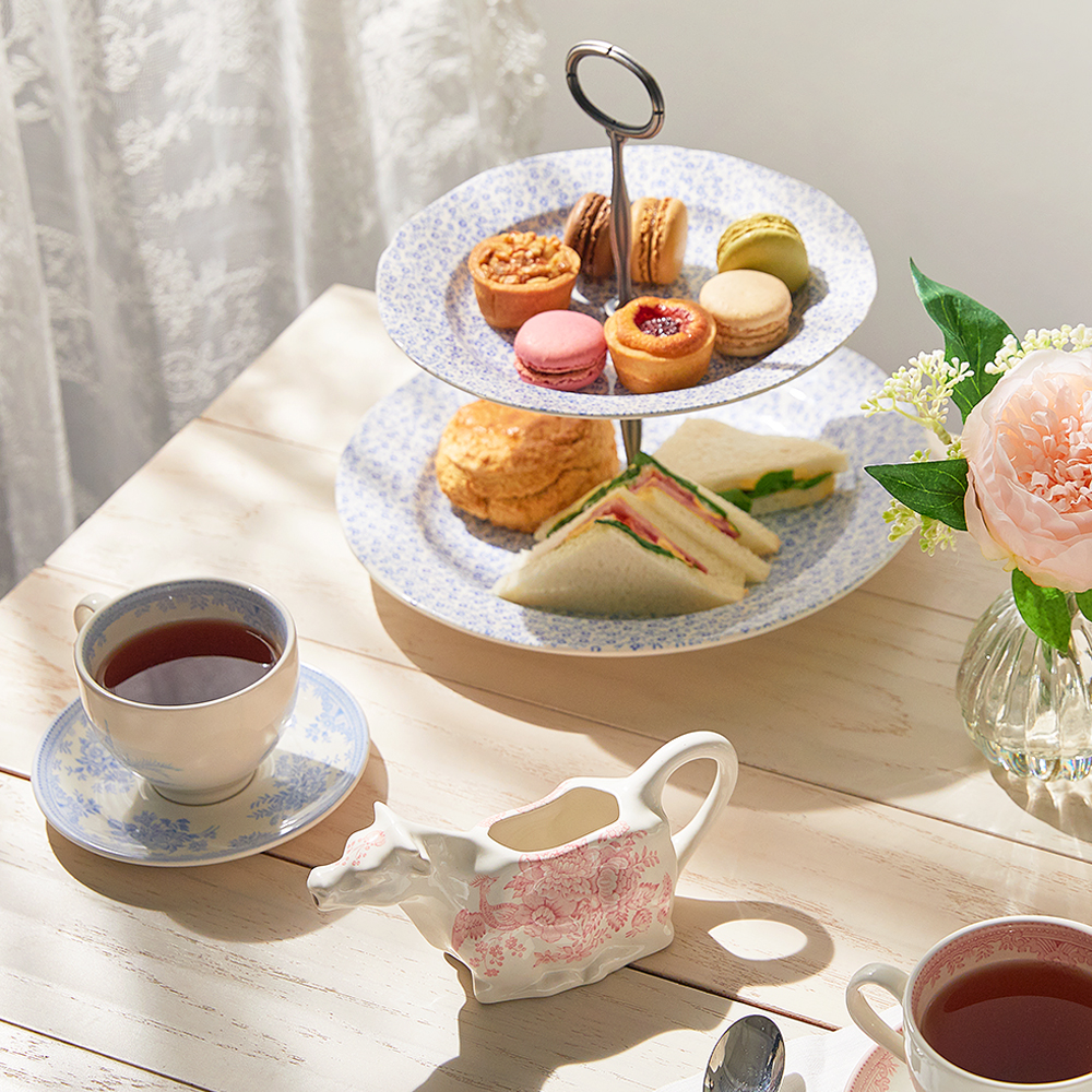 Green Asiatic Pheasants 3 Tier Cake Stand Gift Set – Burleigh Pottery