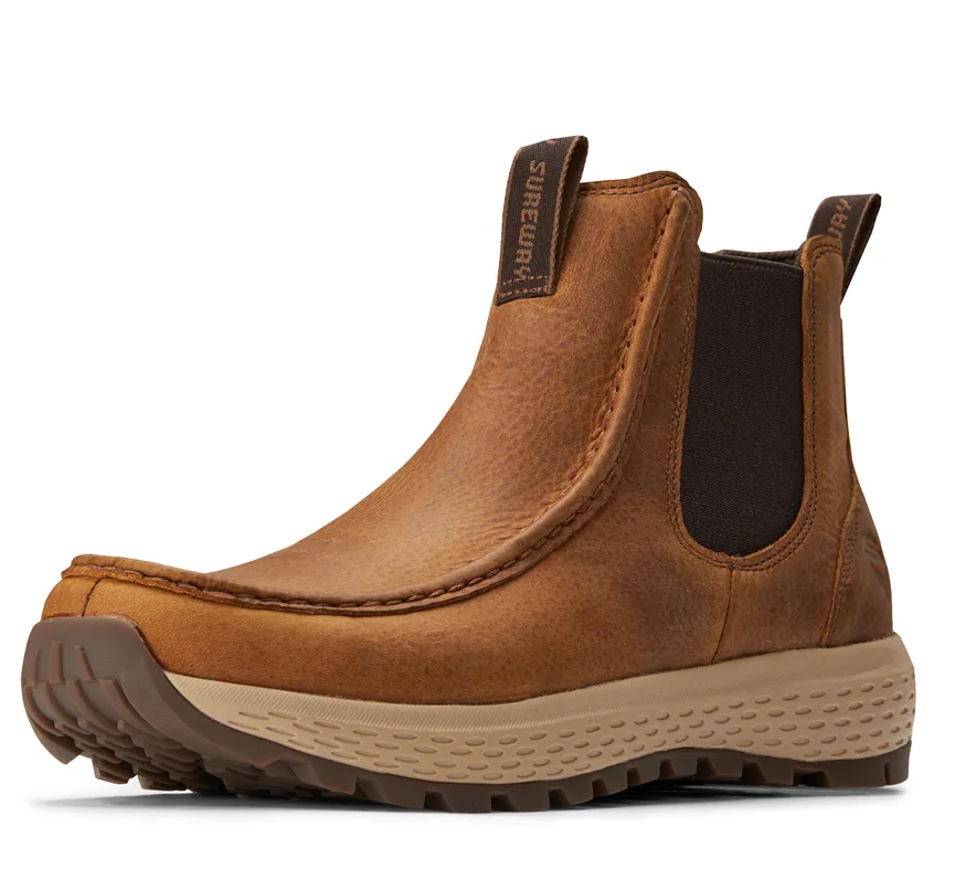 sho♡ slip on work boots men steel toe Work Boots 612-Brown