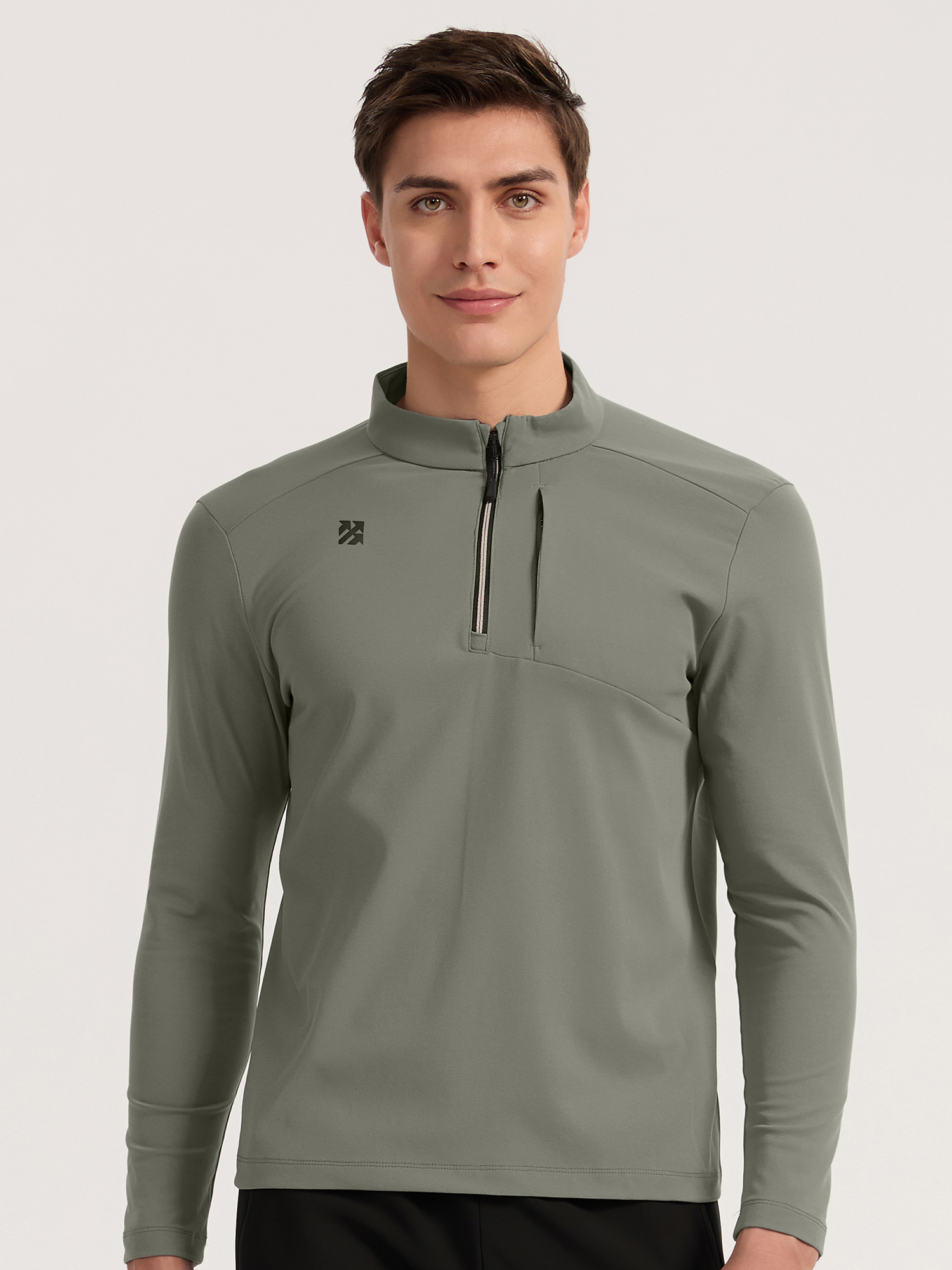 Senbwl Men's Outdoor &Sports Quarter Zip Pullover Non