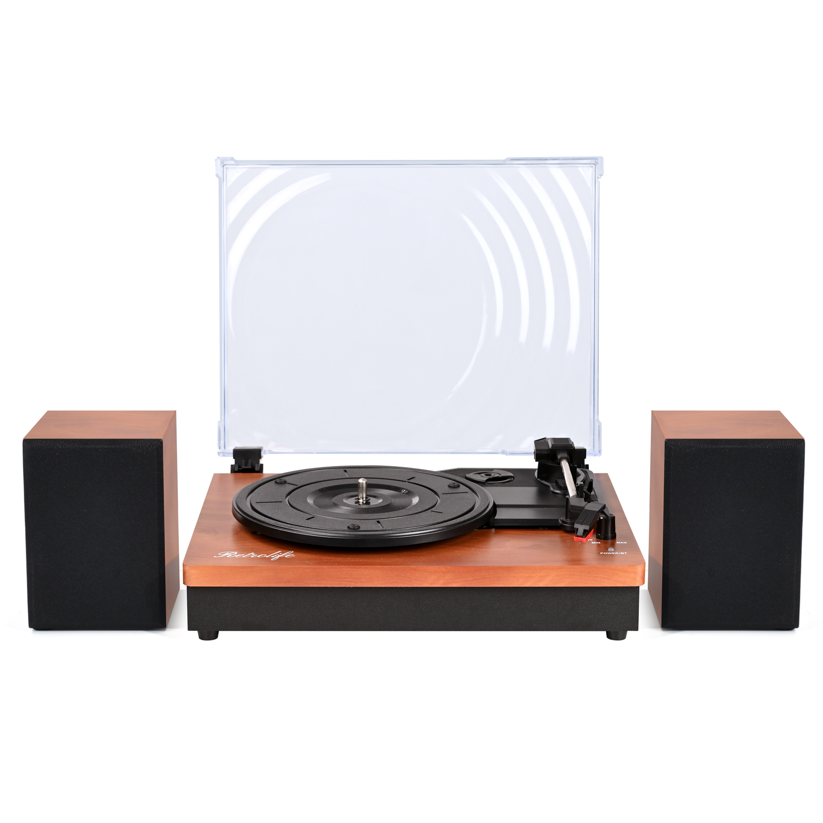 Stereo System Vinyl Record Players With 