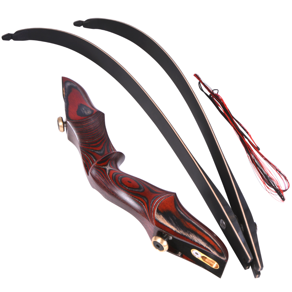 58'' ILF Recurve Bow Riser Wooden Handle American Outdoor Bow Hunting Shooting 