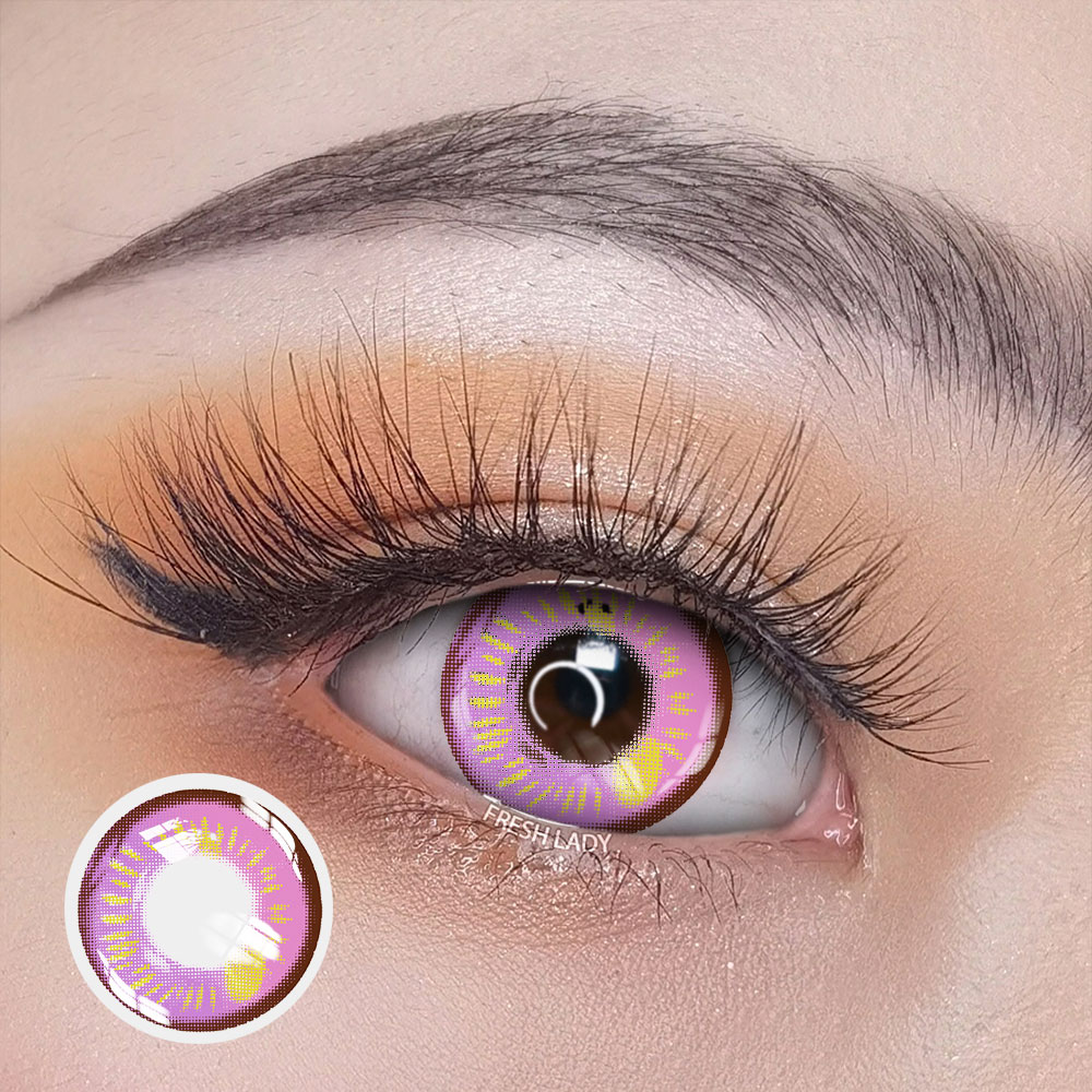 Anime Eye Crazy Contacts Lenses 11 Colors - Freshlady