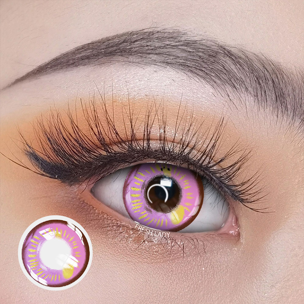 Anime Eye Crazy Contacts Lenses 11 Colors - Freshlady Anime Eye Crazy Contacts Lenses 11 Colors - Freshlady