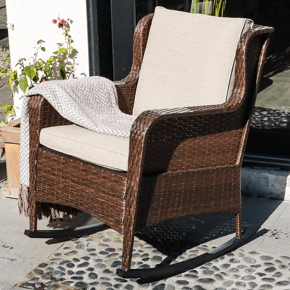 wicker rocking chair