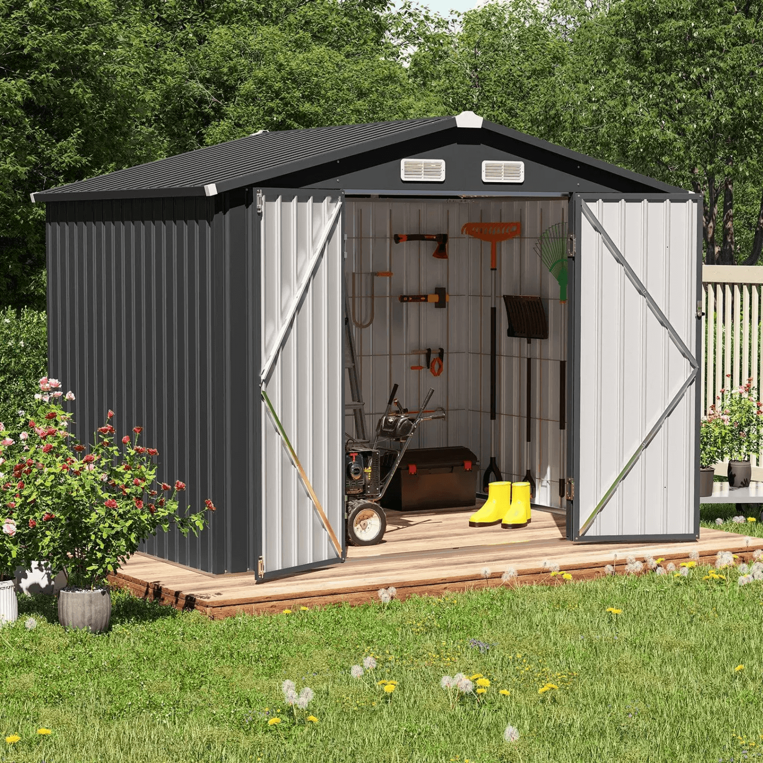 outdoor storage shed