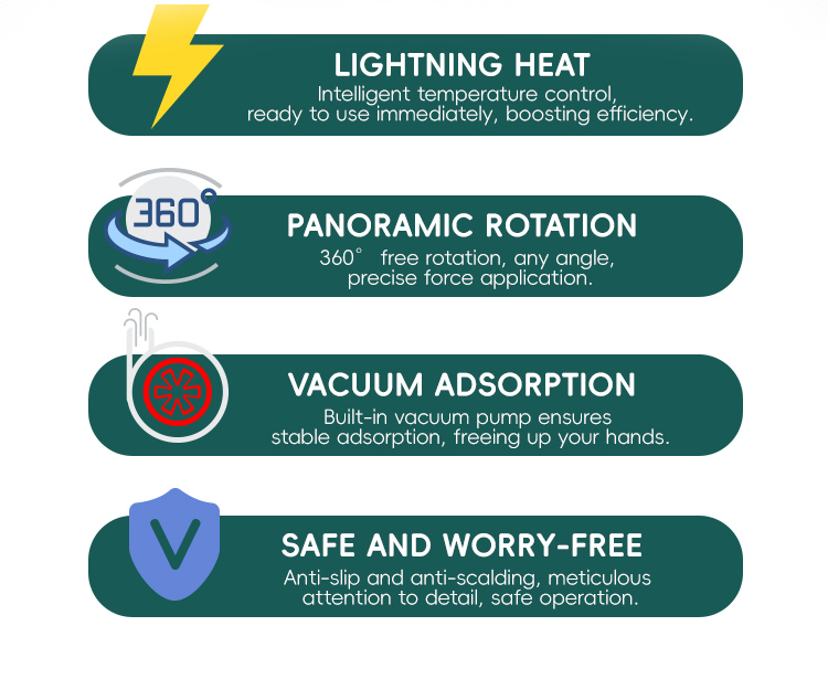 TBK-988A 360° Rotating LCD Screen Separator with Vacuum Heating and Glue Removal