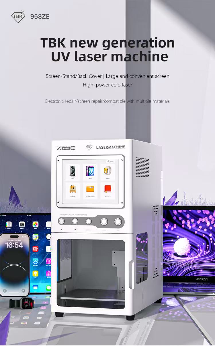 New Arrival TBK958ZE TBK-958ZE Front and Back Glass Removing Separating TBK Laser Repairing Machine