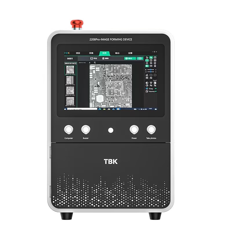 TBK 2208 PRO X-Ray IC Detector with Touch LCD | Non-Destructive PCB BGA Testing Equipment