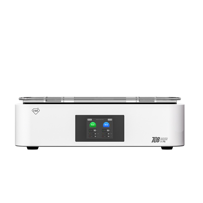   OCA Vacuum Press Apple iPhone iPad MacBook Condition New Motor PLC Pump TBK-708 15inch Airbag Curved Screen Laminating Machine