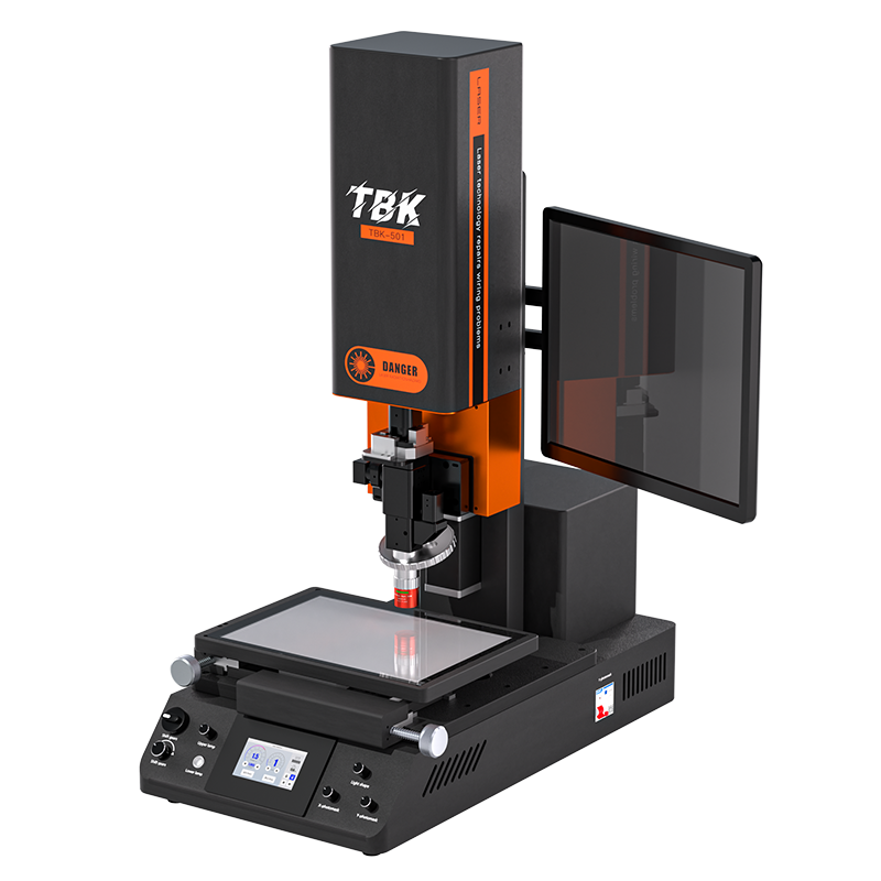 TBK501 TBK 501 TBK-501 TBK Flex bonding Machine Efficiently Repairs Screen Failure and Black Screen with High Magnification and Smart Focus For Mobile Phone LCD Display Screen Line Remove COP/COF/OLED Corrosion Repair