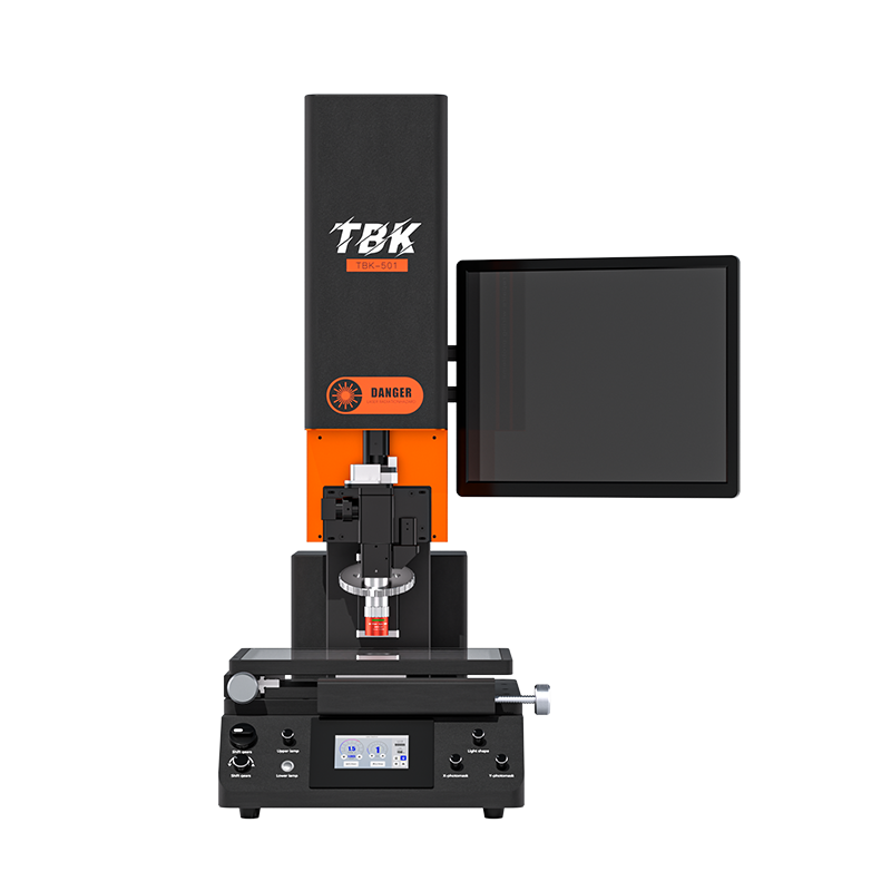 TBK501 TBK 501 TBK-501 TBK Flex bonding Machine Efficiently Repairs Screen Failure and Black Screen with High Magnification and Smart Focus For Mobile Phone LCD Display Screen Line Remove COP/COF/OLED Corrosion Repair