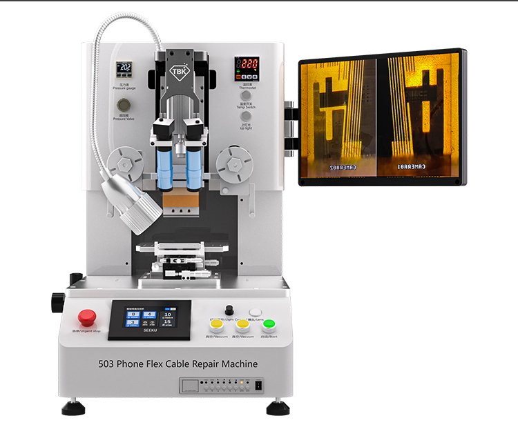 TBK 503 Flex Cable Repair Machine Flex Bonding Machine ACF OLED Green