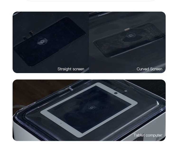   OCA Vacuum Press Apple iPhone iPad MacBook Condition New Motor PLC Pump TBK-708 15inch Airbag Curved Screen Laminating Machine