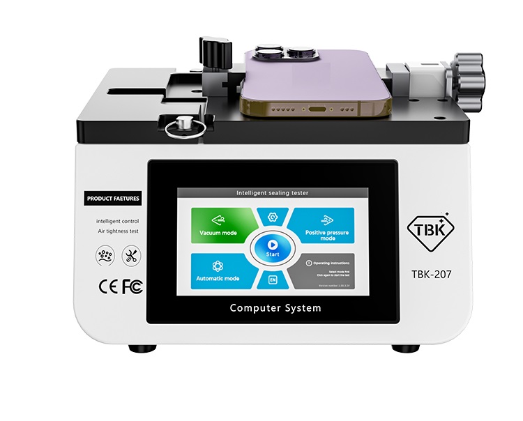 2023 New TBK 207 3 in 1 Air Tightness Waterproof and Dustproof Air Tightness Detector Intelligent Phone Tester for LCD Screen of mobile phone