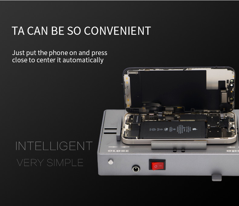 TBK 205 TBK205 TBK-205 Automatic Centering Fixture Positioning Alignment Mold Screen Repair Tool for Phone LCD Suction Cup Clamp