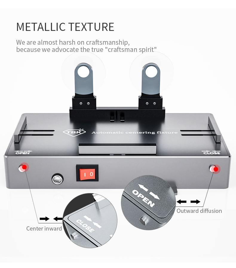 TBK 205 TBK205 TBK-205 Automatic Centering Fixture Positioning Alignment Mold Screen Repair Tool for Phone LCD Suction Cup Clamp