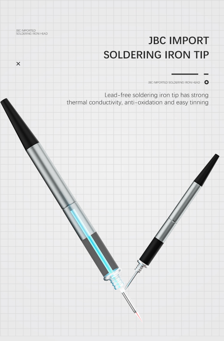 2024 New Release TBK 210 TBK210 TBK-210 soldering station  with JBC210 series soldering tips 