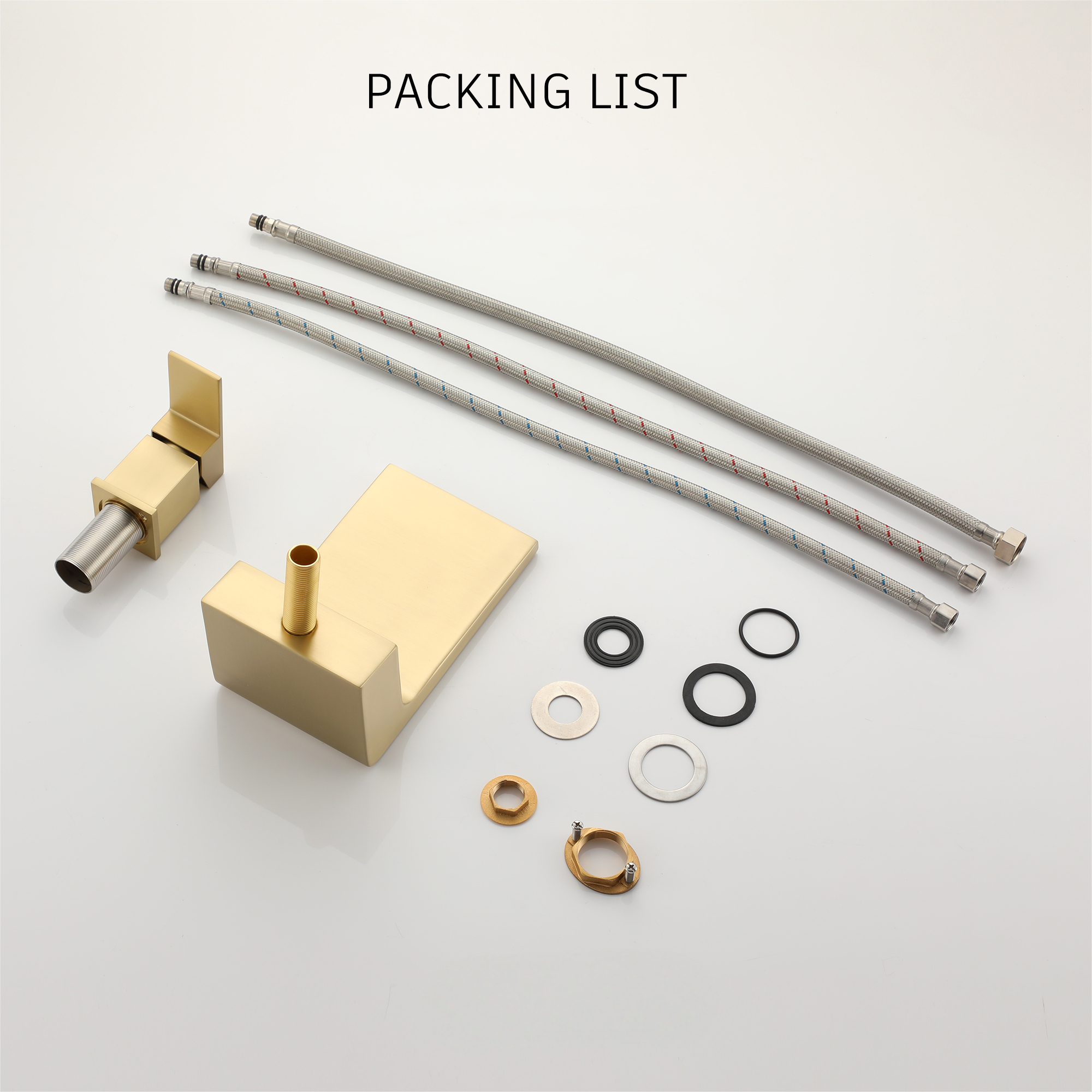 8 in. Widespread Single Handle Bathroom Faucet with cUPC Hose