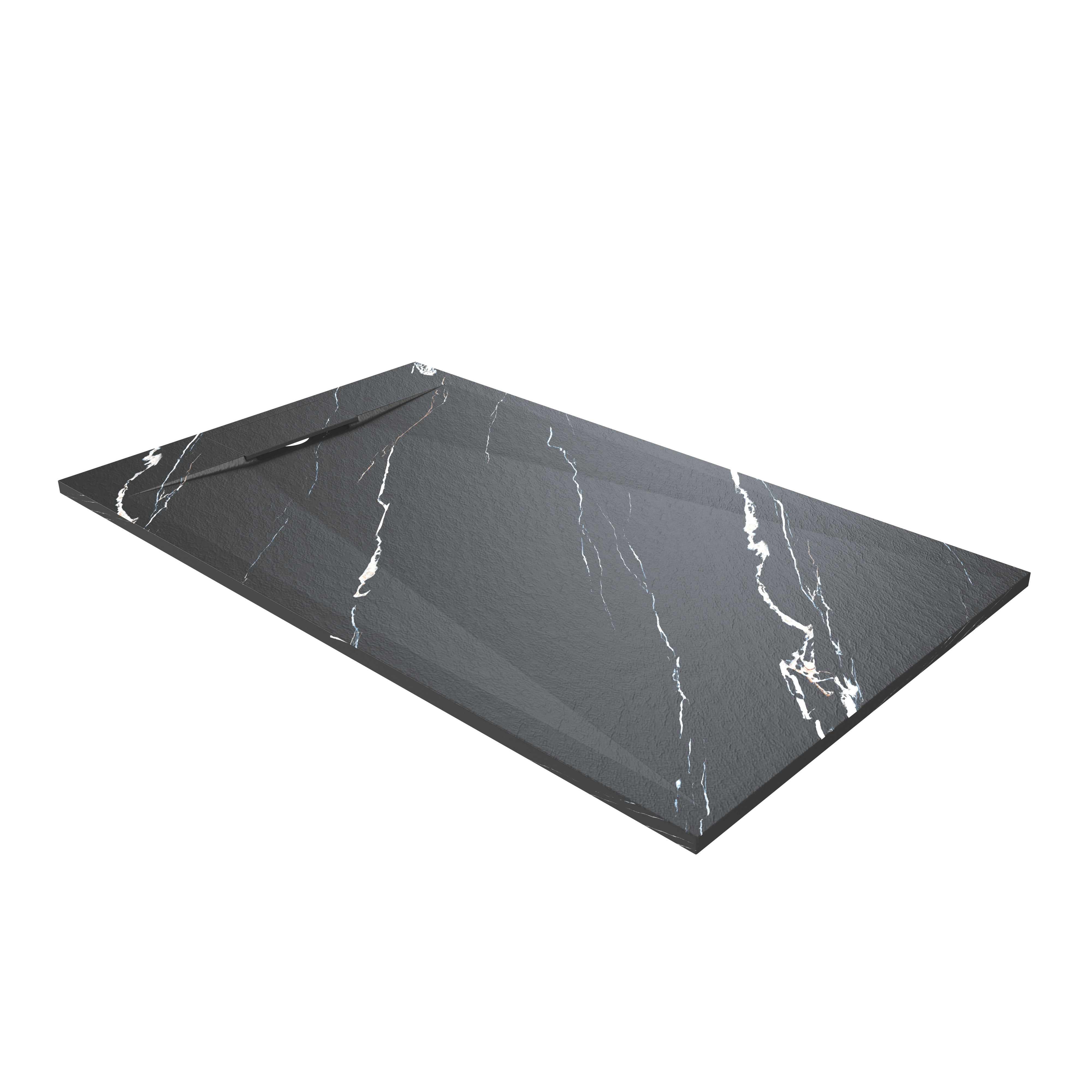 European-Style SMC Shower Base with Low-Entry & Wheelchair Accessible