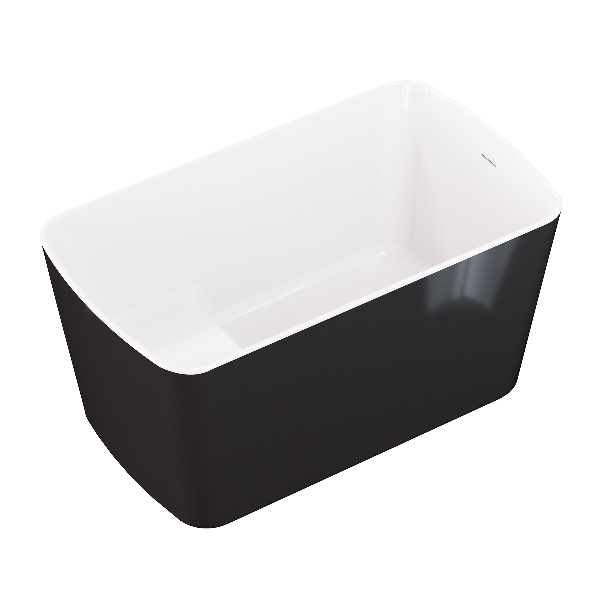 49" Acrylic Freestanding Japanese Soaking Bathtub with Sit-In Design