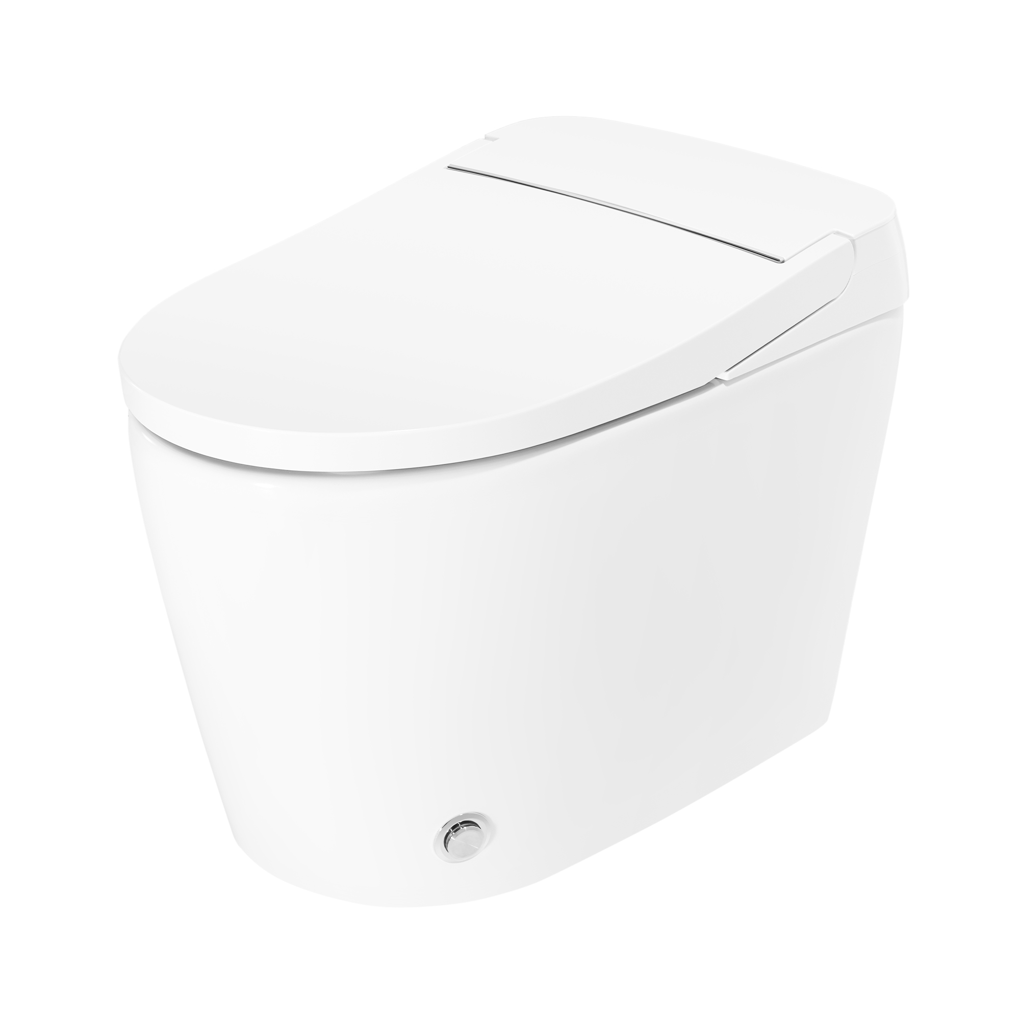 Antibacterial Ceramic Smart Bidet Toilet with Heated Seat & Built-In Deodorizer