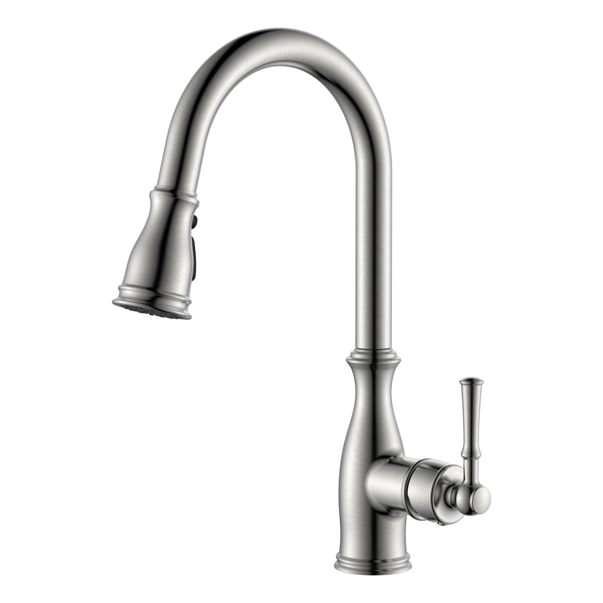 Pull Down Kitchen Faucet 360 Degree Swivel with 3 Spray Modes