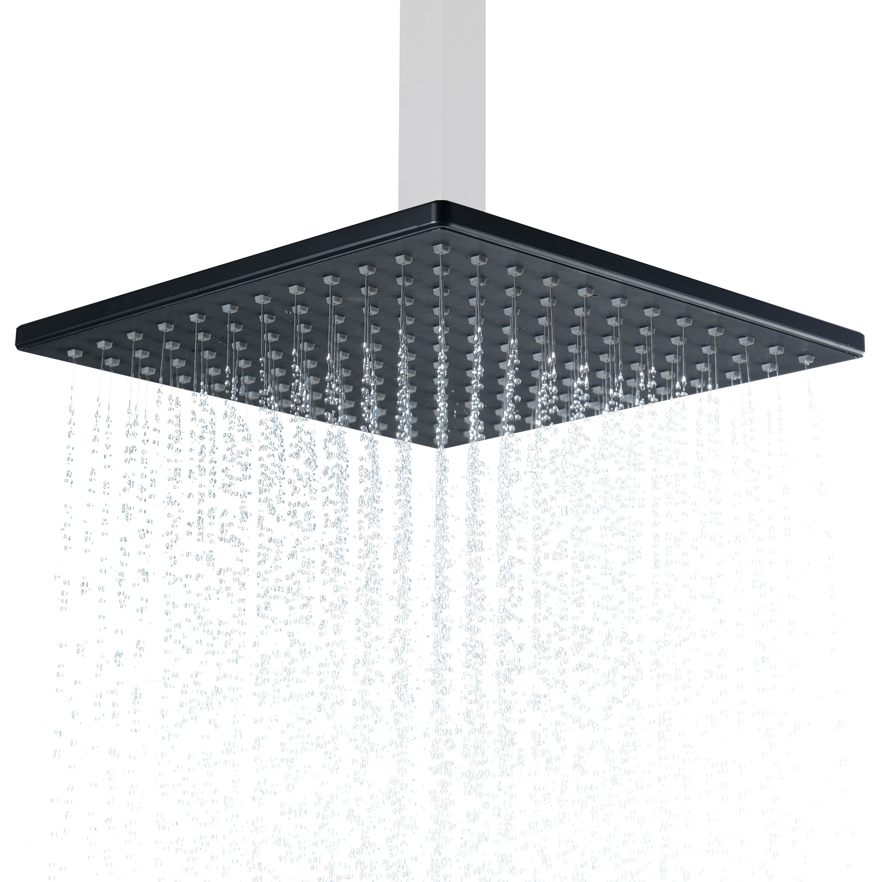 9-inch High Pressure Rainfall Shower Head ABS Square Showerhead