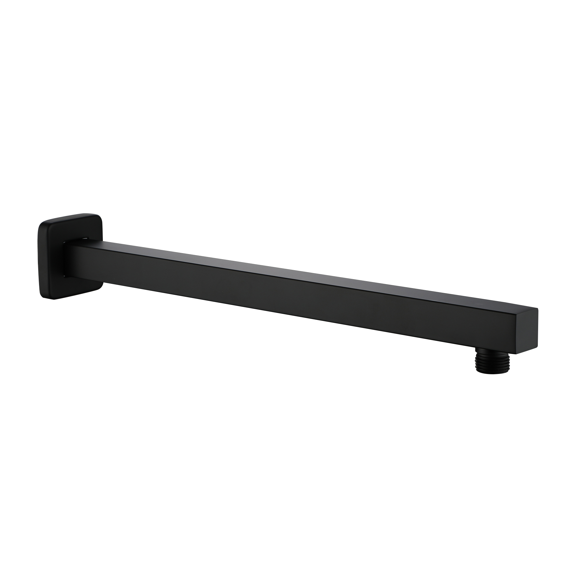 15.75" Wall-Mounted Square Shower Arm with Flange