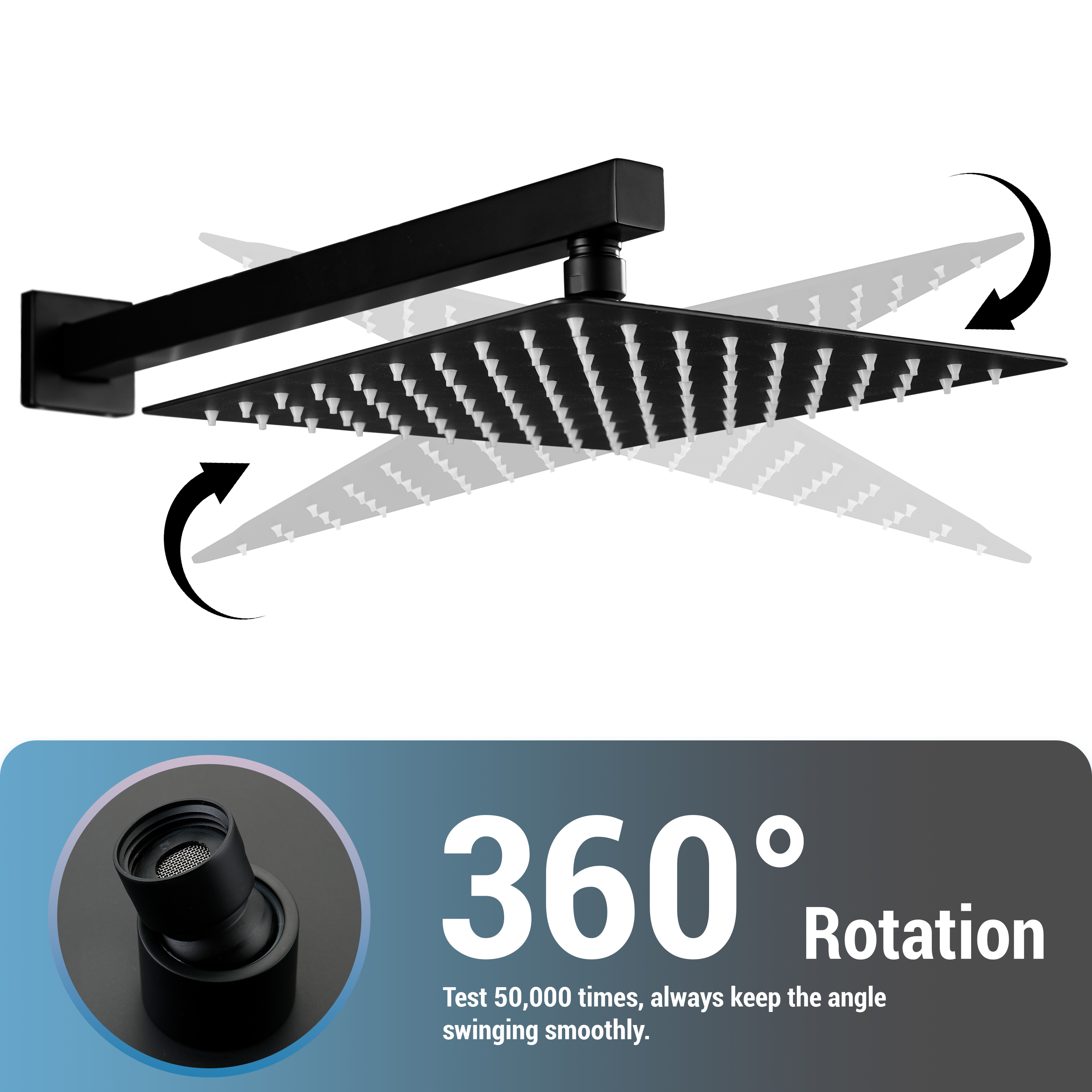 10-inch ADA Compliant Shower System with Handheld Shower