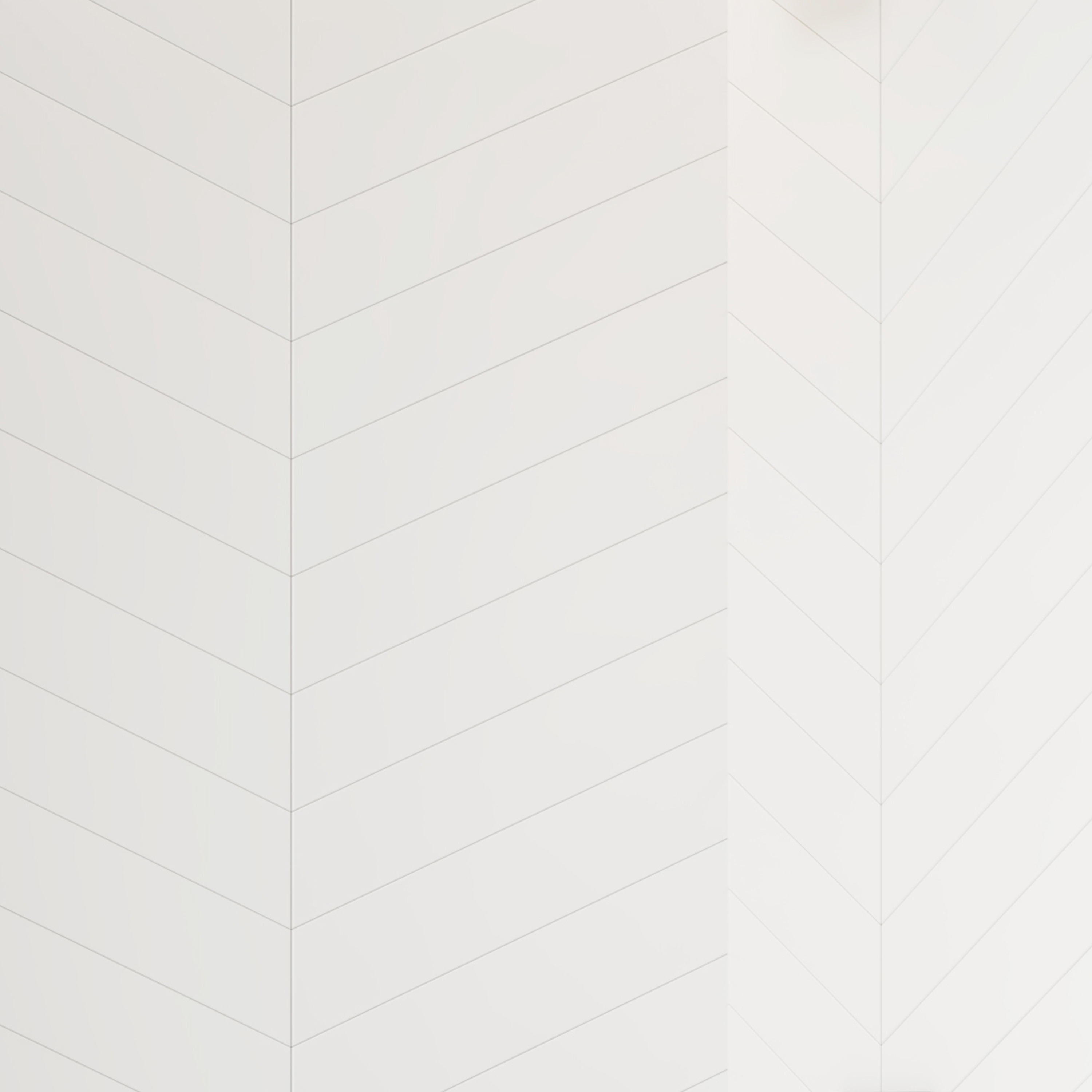 V-Shaped Herringbone SMC Shower Wall Panels with Waterproof & Easy Install