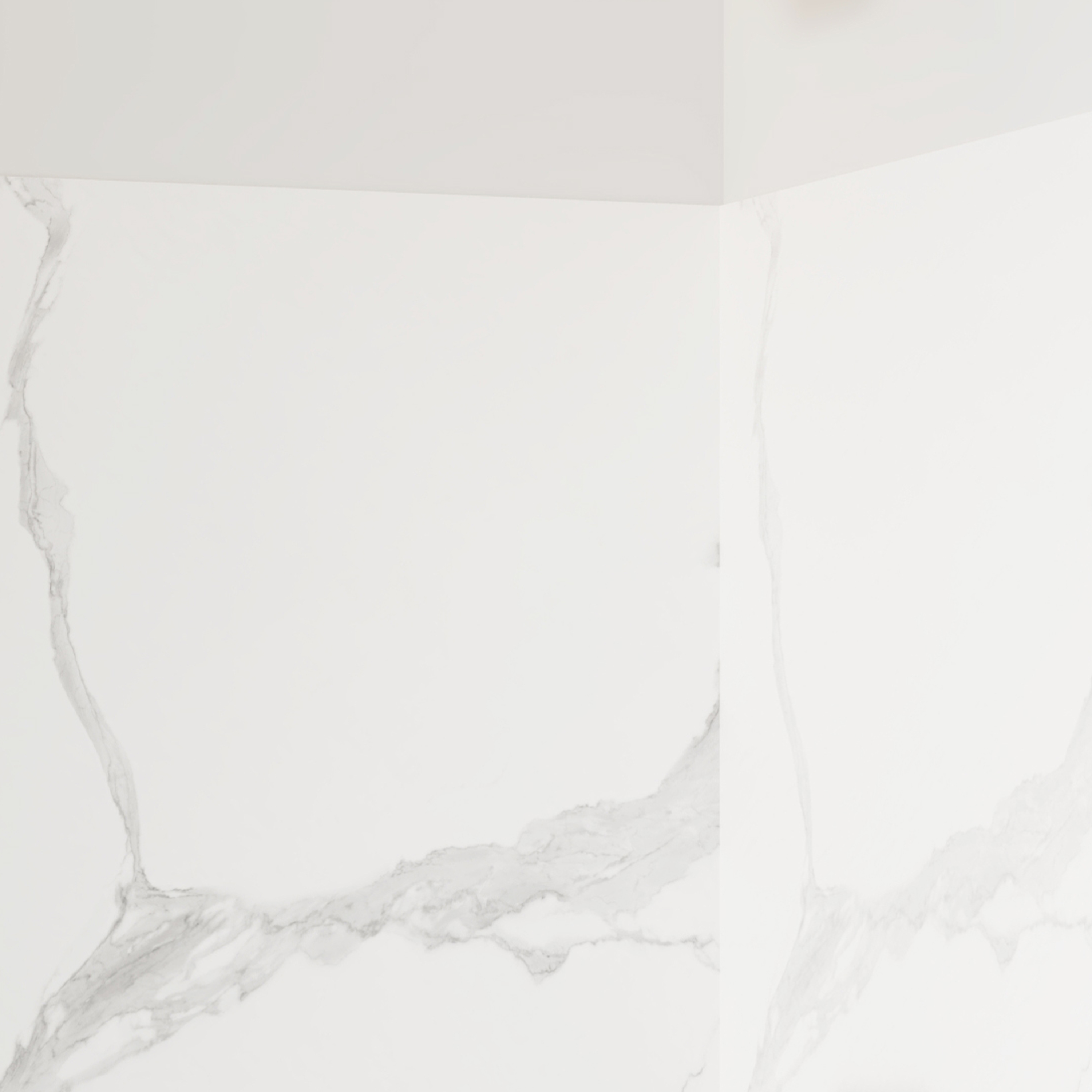 3-Piece SMC Marble Shower Wall Panels for Modern Showers