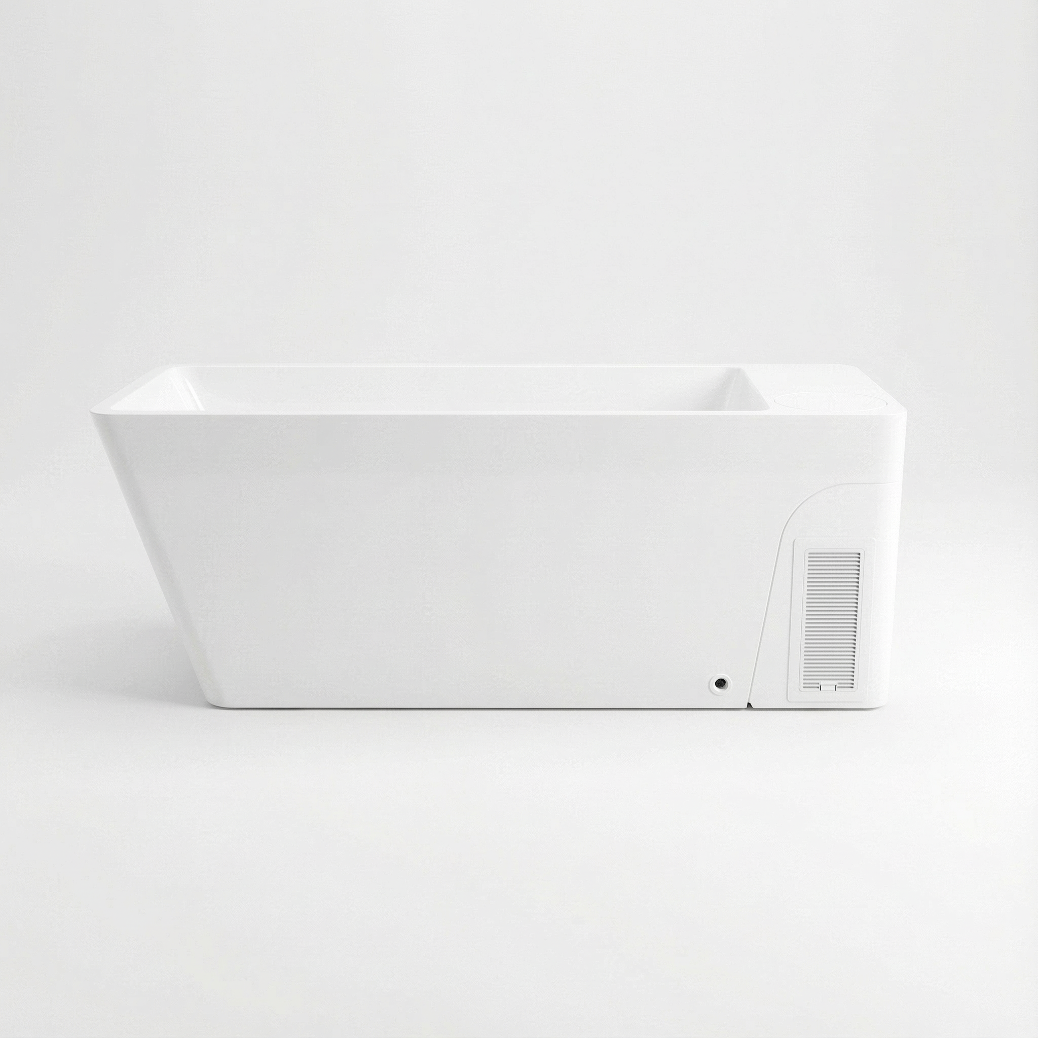 77" Luxury All-in-One Smart Recovery Ice Bath Cold Plunge Tub with Built-In 1HP Chiller