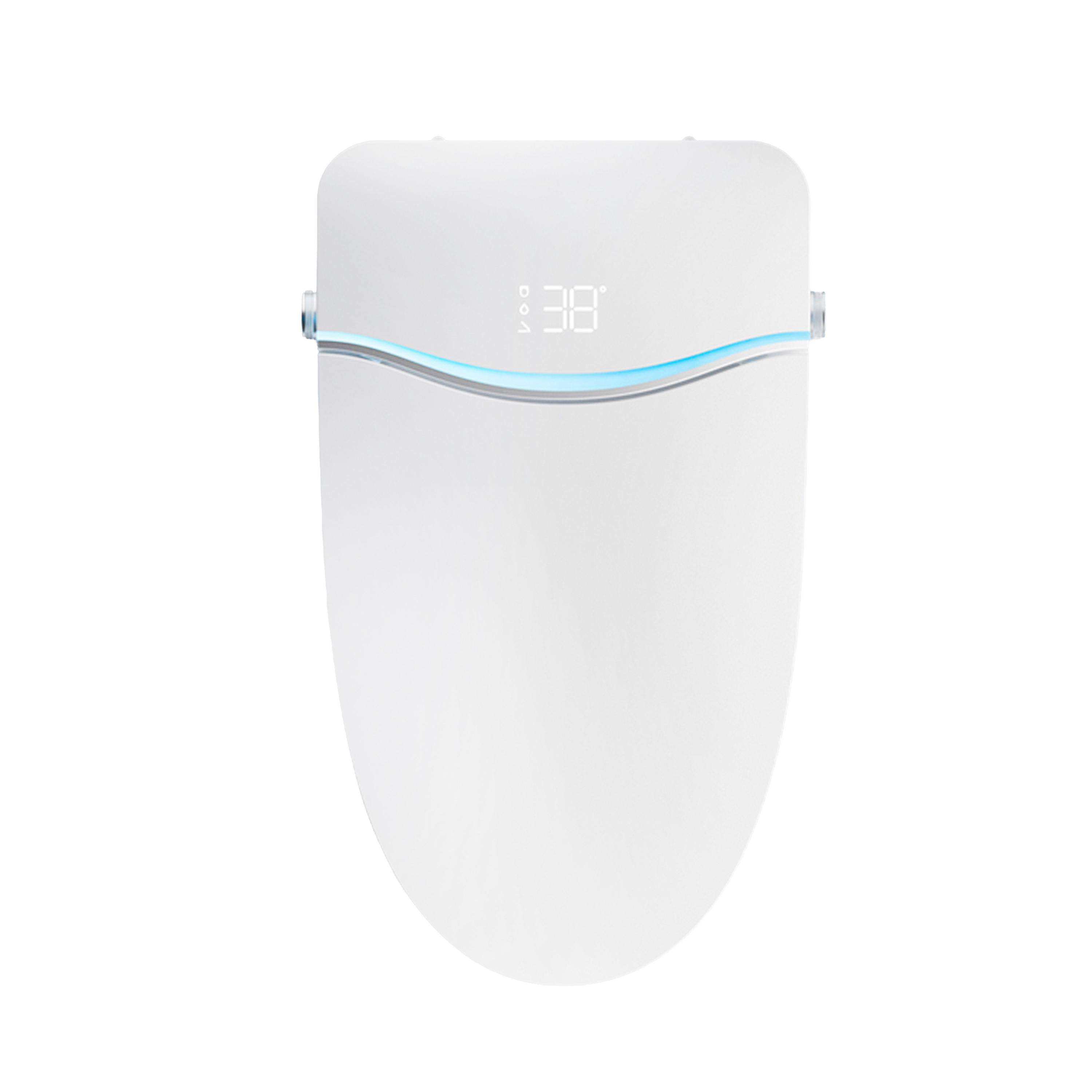 Mordern One-piece Elongated Smart Bidet Toilet with Digital Display, Auto Lid, Heated Seat & Dual Flush