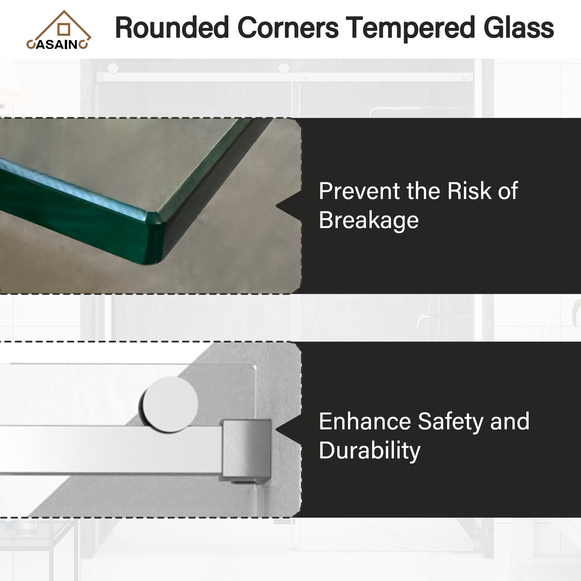 60"x76" Single Sliding Frameless Shower Door in Matte Black/Brushed Nickel/Chrome, Sleek Sliding Single Shower Enclosure Designed for Elegance