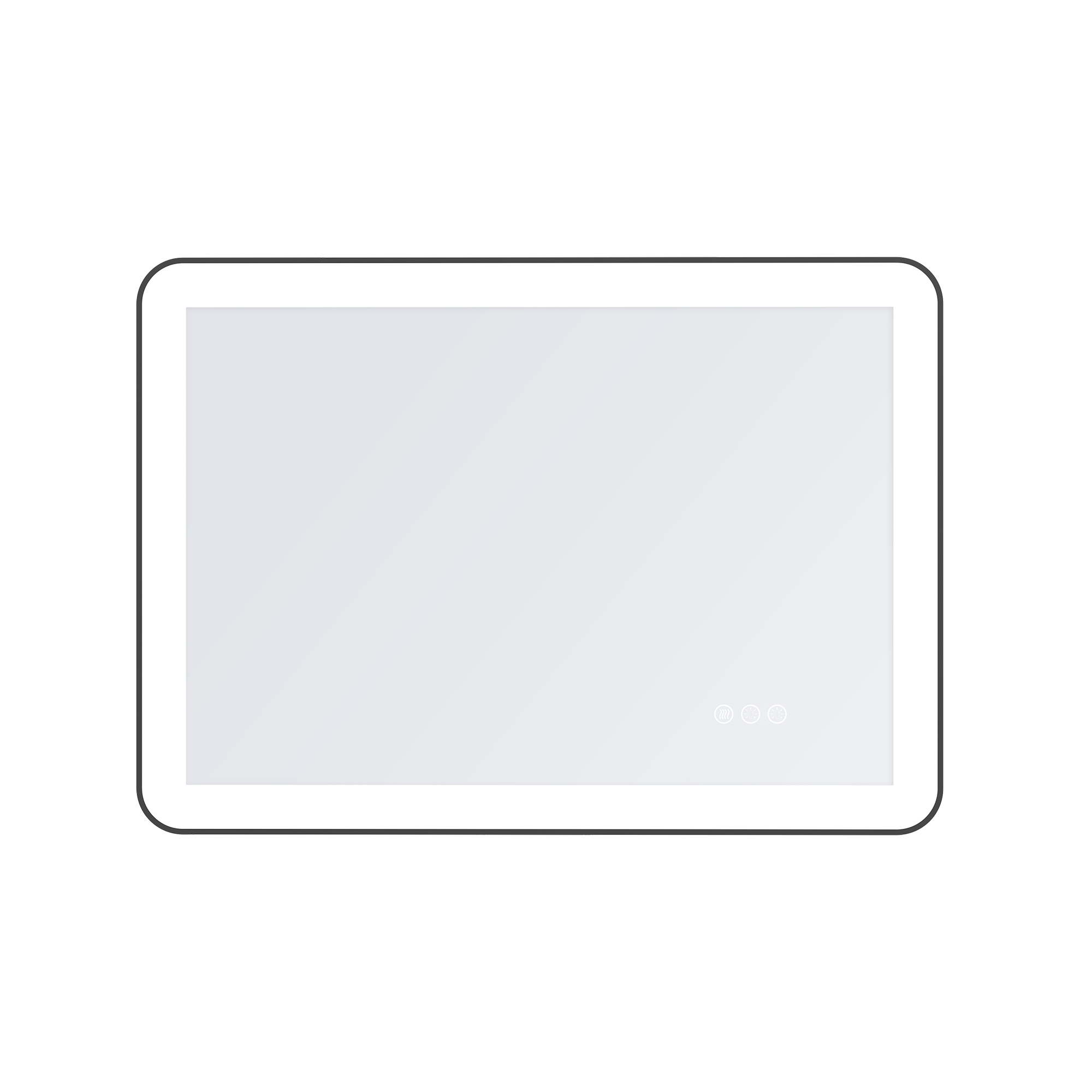 Anti-Fog LED Bathroom Mirror with Aluminum Frame