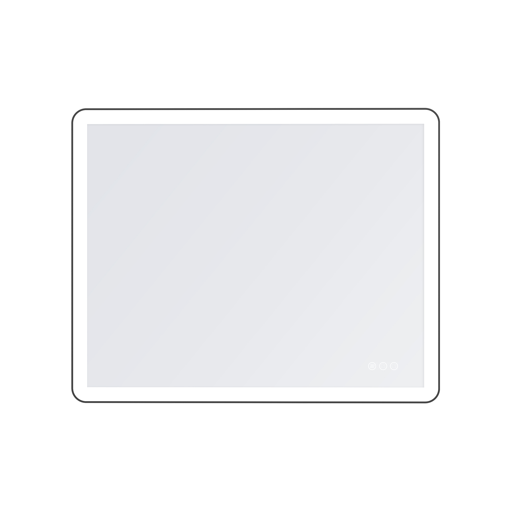 Anti-Fog LED Bathroom Mirror with Aluminum Frame