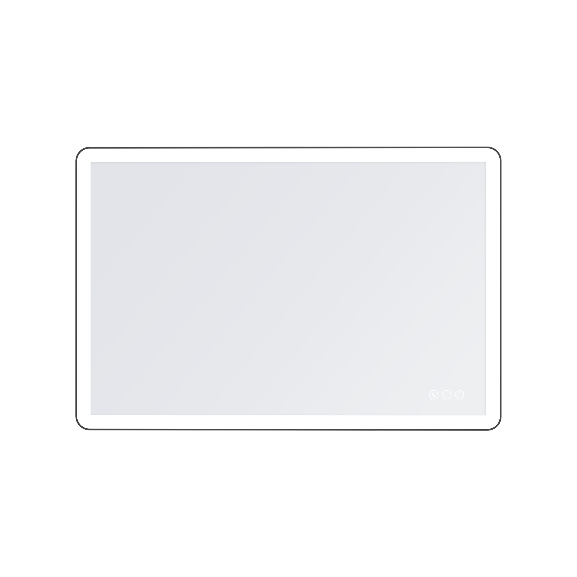 Anti-Fog LED Bathroom Mirror with Aluminum Frame