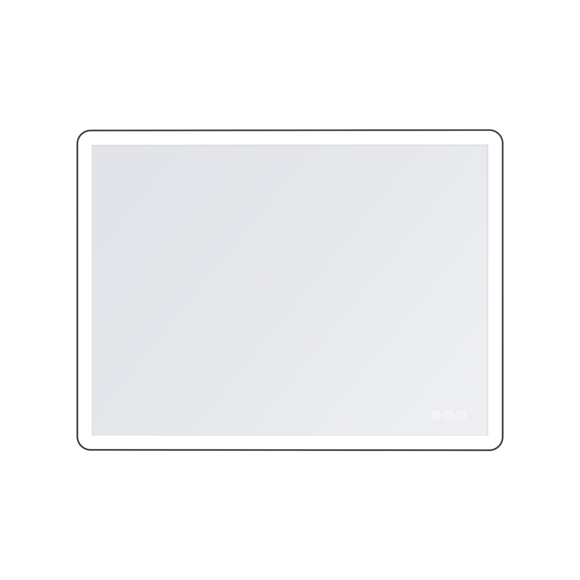 Anti-Fog LED Bathroom Mirror with Aluminum Frame