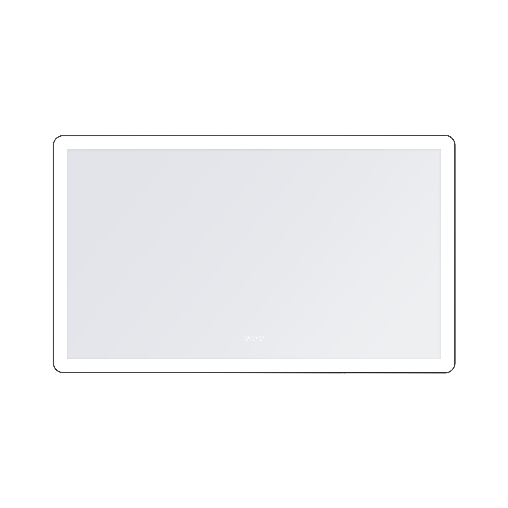 Anti-Fog LED Bathroom Mirror with Aluminum Frame