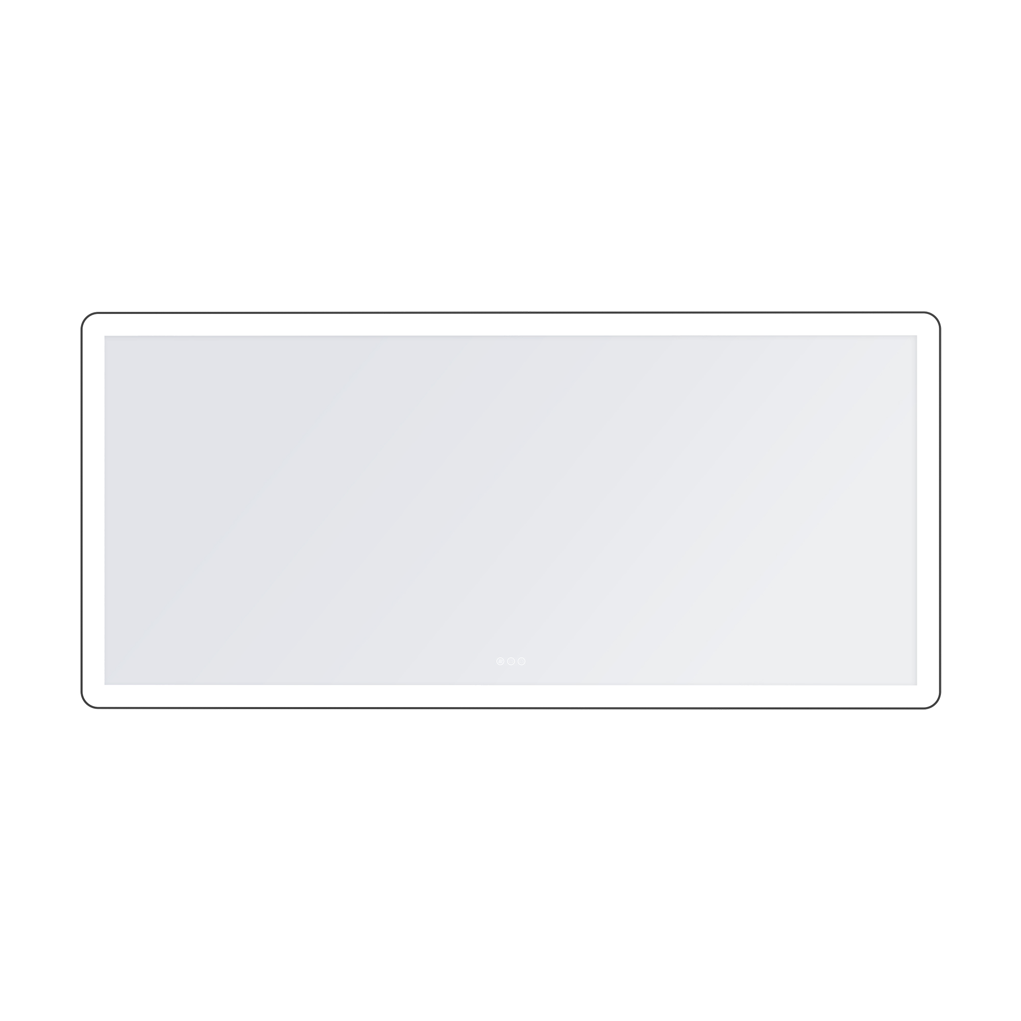 Anti-Fog LED Bathroom Mirror with Aluminum Frame