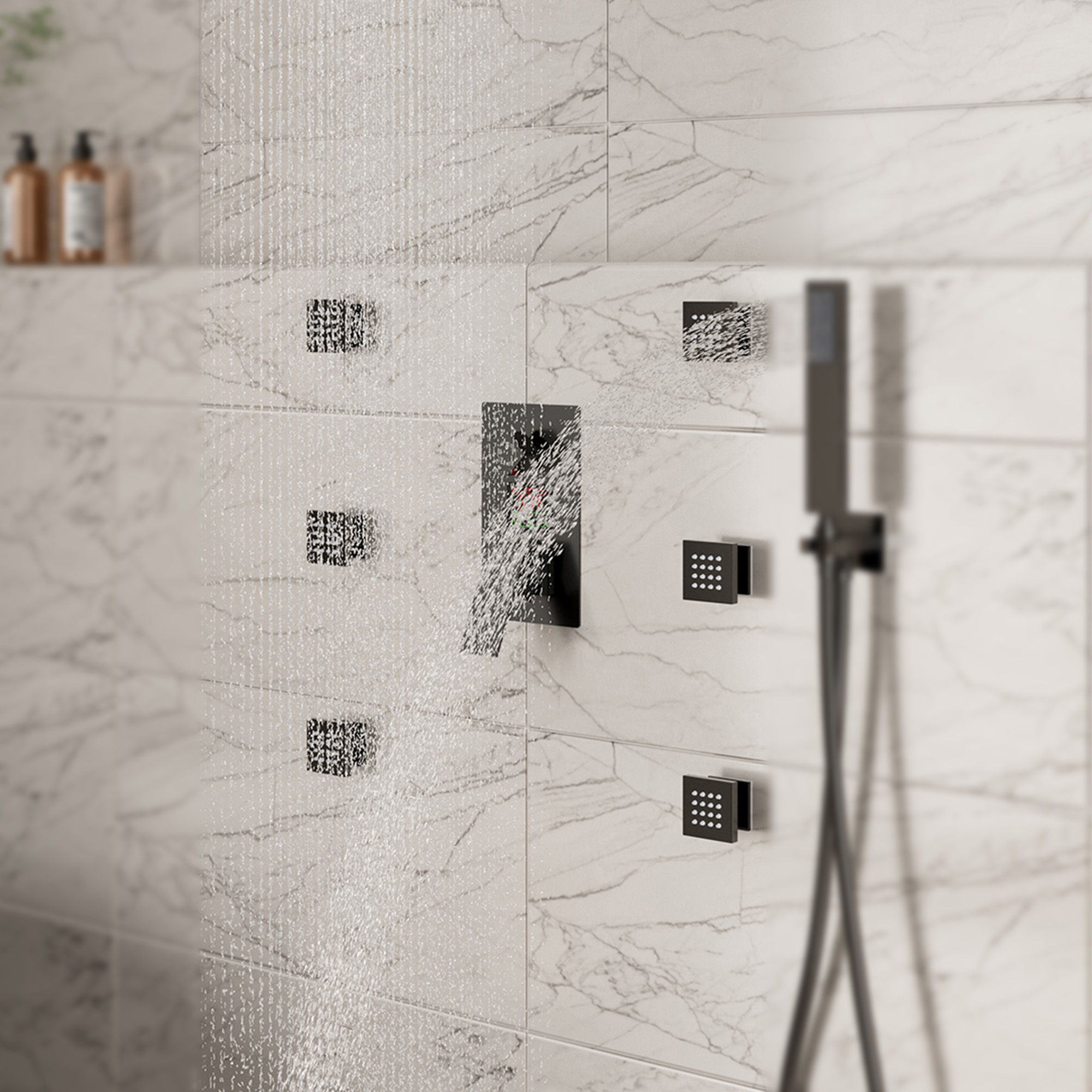 2-inch Stainless Steel Body Jet Adjustable Side Body Spray