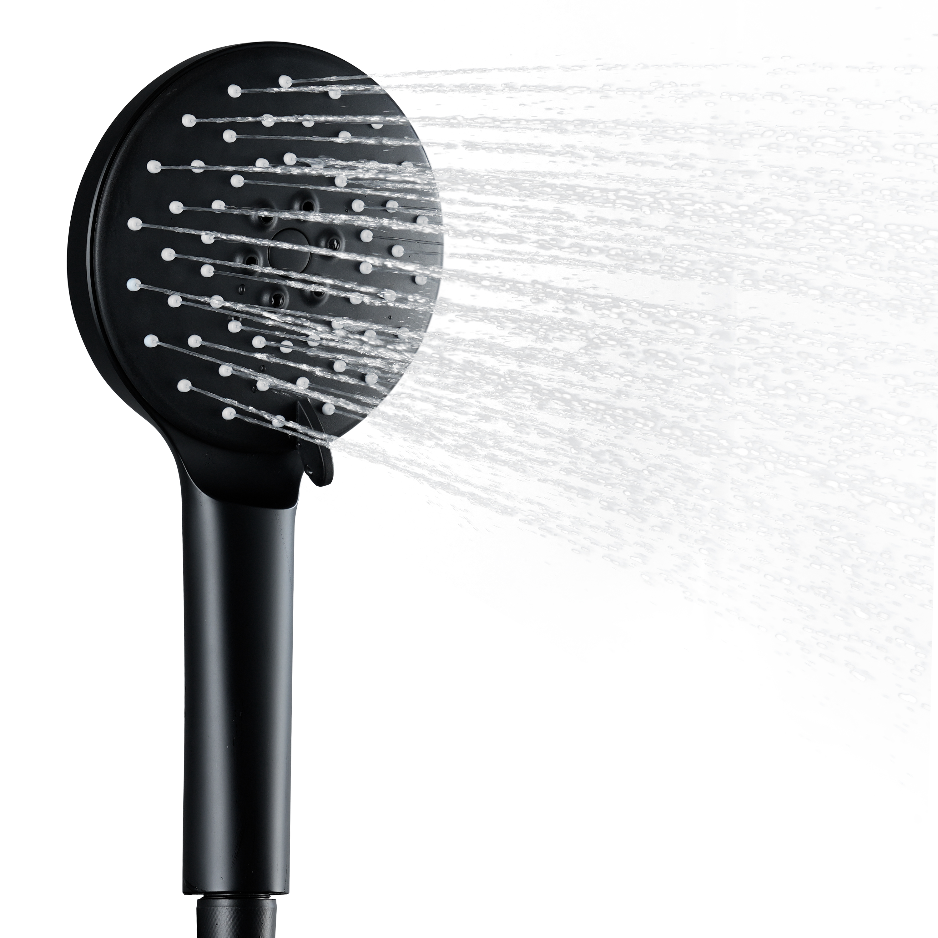 3-Spray Modes ABS Hand Shower High Pressure Handheld Showerhead