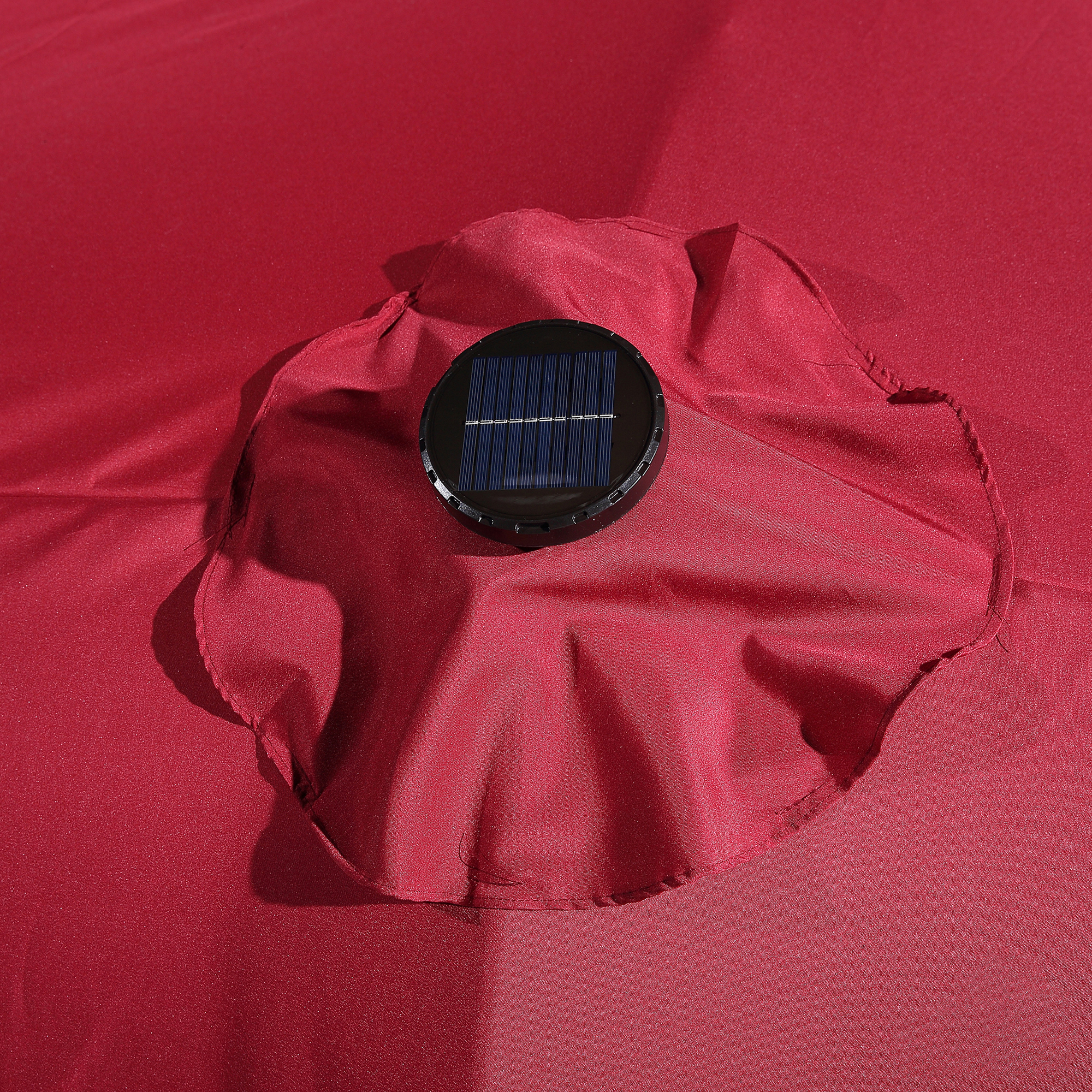 15ft Patio Steel Rectangular Double-Sided Market Umbrella With Base, Classic Design or Solar LED Lights Options,UV Sun Protection & Easy Crank for Deck Pool Patio.